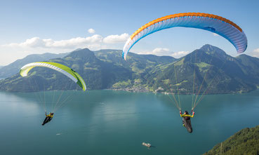 Gastflug in der Zentralschweiz